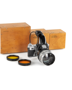 GOI Jupiter-6 2.8/180mm Prototype with “Flektoskop” Reflex Housing Prototype