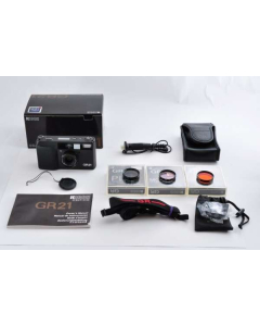 Ricoh GR21 camera in box