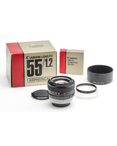 Canon FD 1.2/55mm S.S.C. Aspherical w. Hood & Box