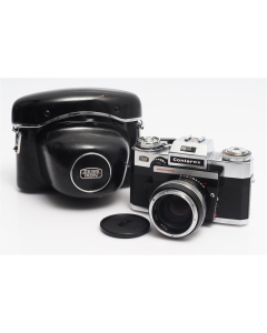Zeiss Ikon Contarex Electronic Chrome w. Planar 1. Seriennummer: R56261
