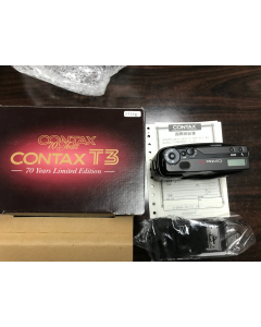 Contax T3 Camera Titanium black