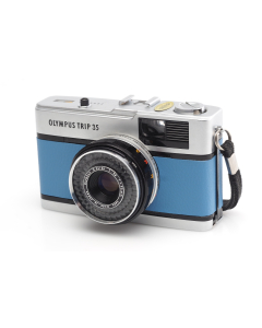 Olympus Trip 35 Blue Leather