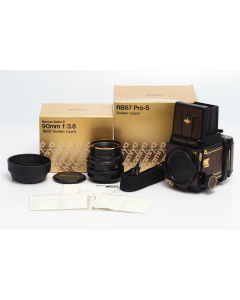 Mamiya RB67 Professional S Golden Lizard w. 3.8/90